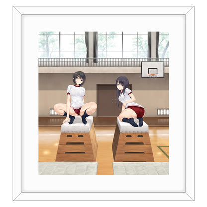 Coffee Kizoku Original Illustration Replicate Genga Aoyama Sumika & Shiramine Rika / Vault Box