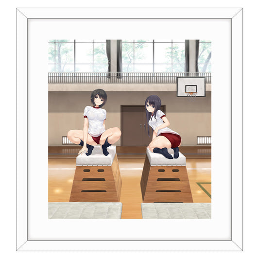 Coffee Kizoku Original Illustration Replicate Genga Aoyama Sumika & Shiramine Rika / Vault Box