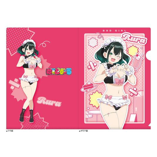 Bad Girl - Original Illustration Clear File Ruriha Rura / Maid Swimwear