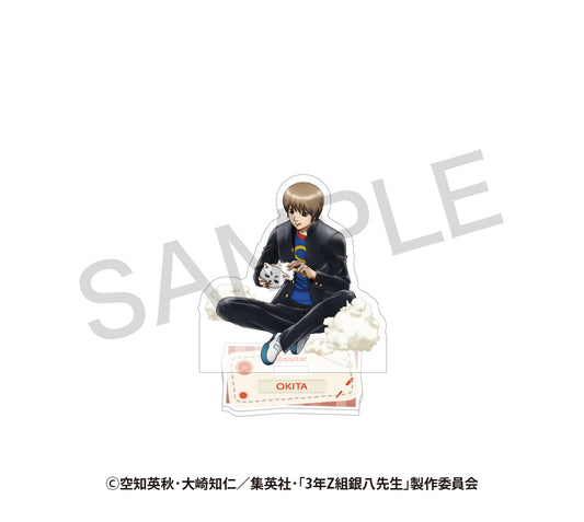 3-Z Class Ginpachi-sensei Original Illustration Acrylic Stand Sewing Ver. Okita Sougo