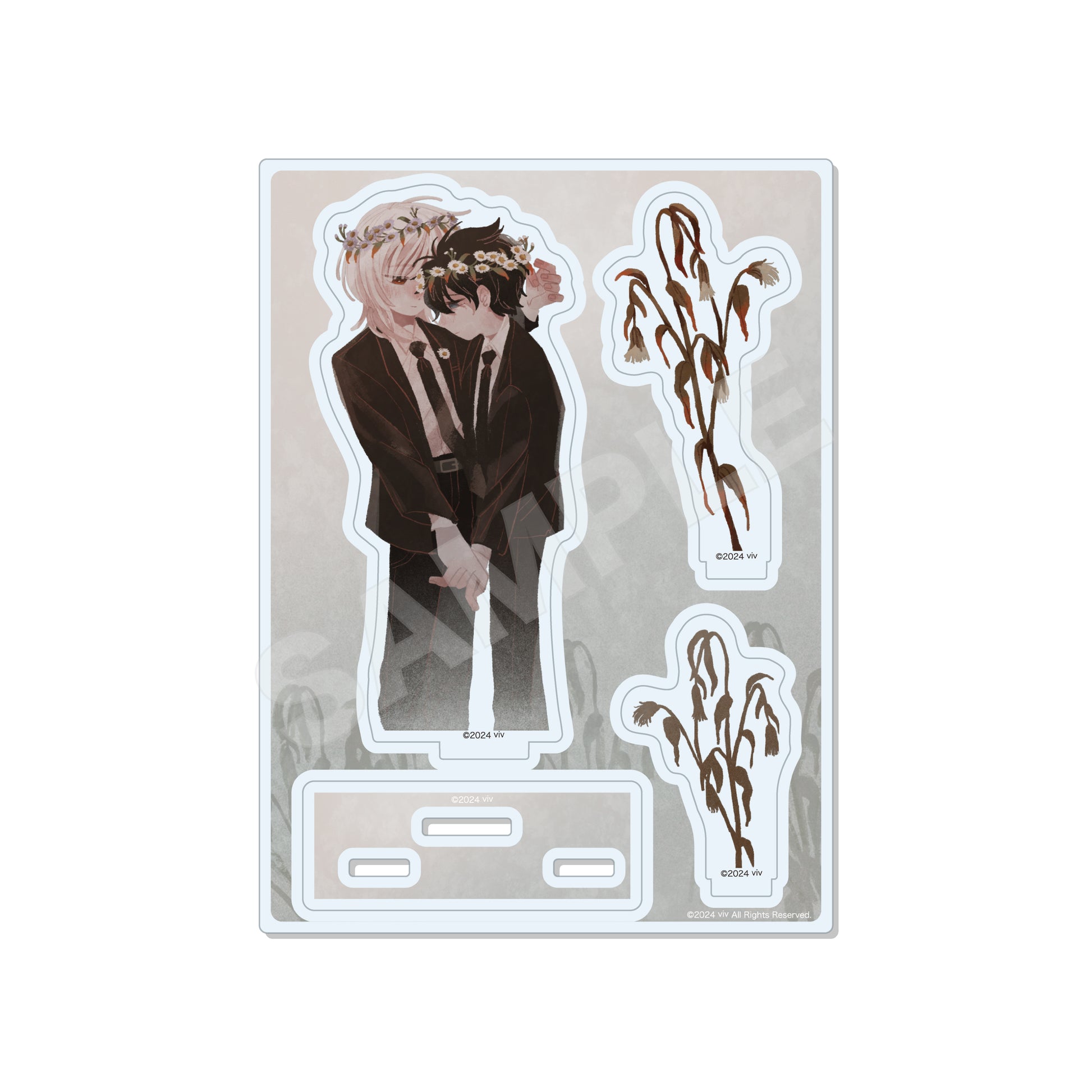 "saihate Station" Acrylic Stand 02 Haru & Shion by CS.FRONT - Image 1