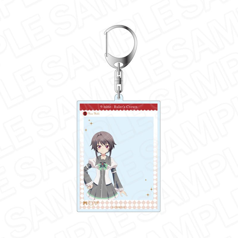 - 9-nine- Ruler's Crown - SNS Style Acrylic Key Chain Yuki Noa - Image 1