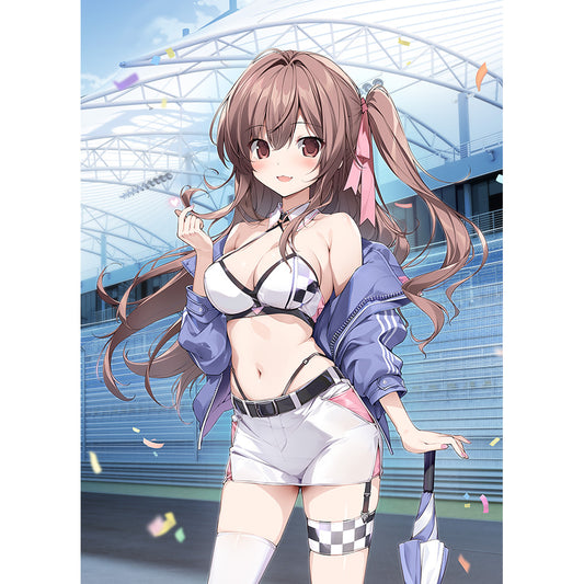 Karory Original Illustration B2 Tapestry Aomi Maika / Race Queen W Suede