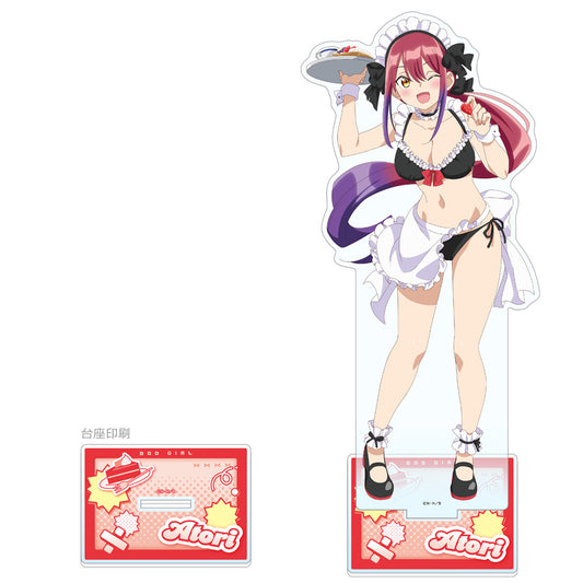 Bad Girl - Original Illustration Extra Large Acrylic Stand Mizutori Atori / Maid Swimwear