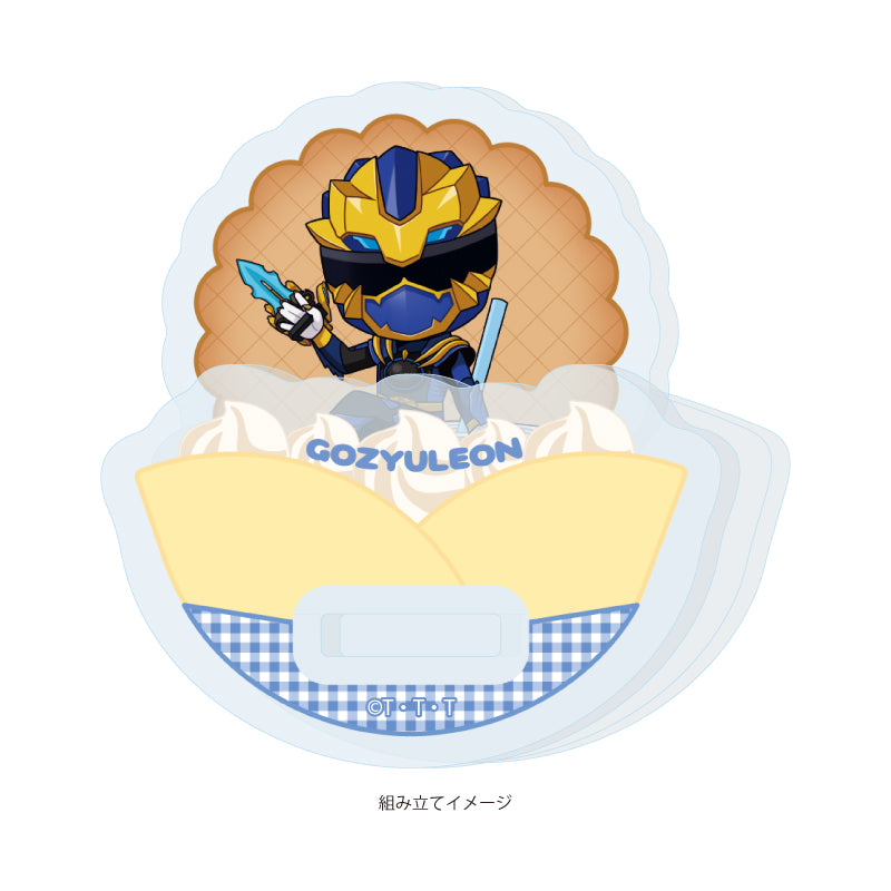 Yurayura Acrylic Stand - No. 1 Sentai Gozyuger - 02 Gozyu Leon (Mini Character Illustration) - Image 1
