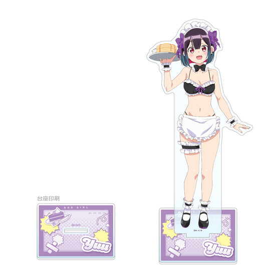 Bad Girl - Original Illustration Extra Large Acrylic Stand Yuutani Yuu / Maid Swimwear
