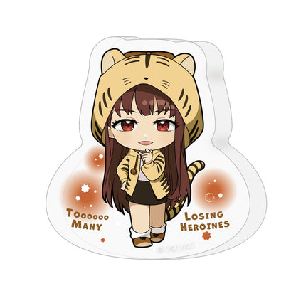 - Too Many Losing Heroines! - Die-cut Acrylic Block Hokobaru Hibari / Kemomimi Hoodie - Image 1