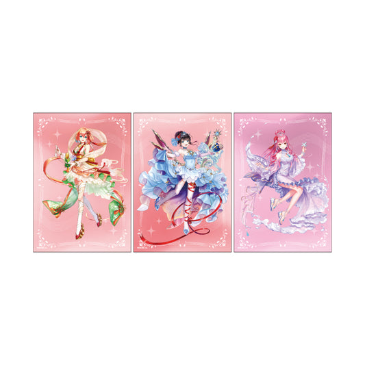L Size Bromide 3 Set - White Cat Project - 09 Linea & Kuroka & Riran (Official Illustration) - Image 1