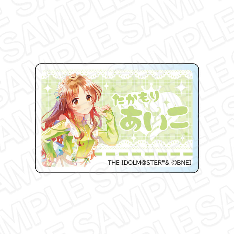 - The Idolmaster Cinderella Girls - Acrylic Name Badge Pale Tone Series Takamori Aiko Jersey Maid Ver. - Image 1