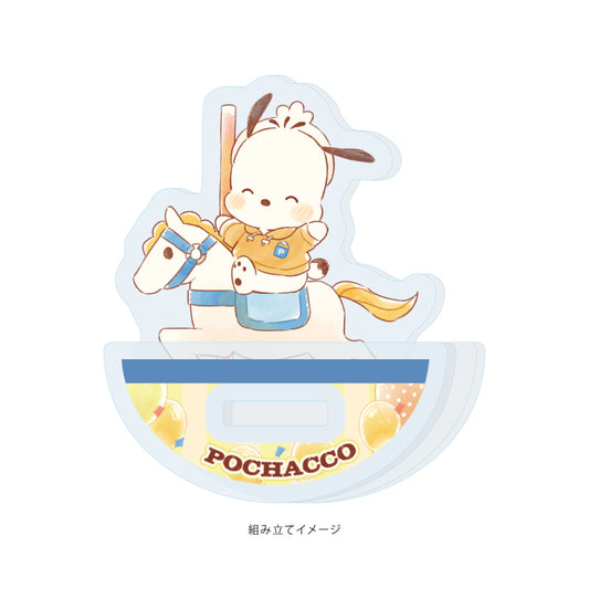 Yurayura Acrylic Stand Hapidanbui 32 Pochacco (graff Art Illustration)