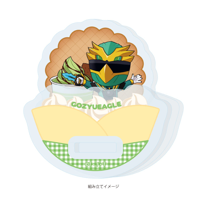 Yurayura Acrylic Stand - No. 1 Sentai Gozyuger - 04 Gozyu Eagle (Mini Character Illustration) - Image 1