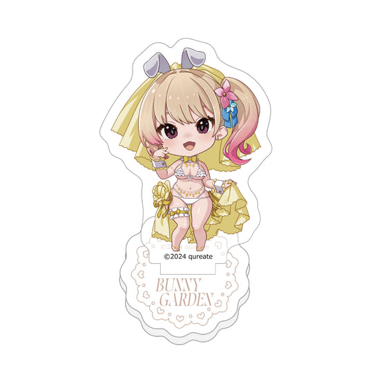 Bunny Garden - Acrylic Memo Stand Rin / Bunny Wedding Swimwear