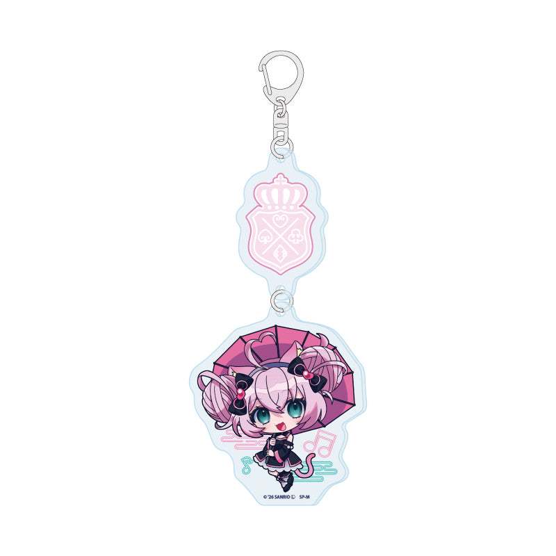 Linked Acrylic Key Chain - Show by Rock!! - 15 Rosia (Mini Character Illustration) - Image 1