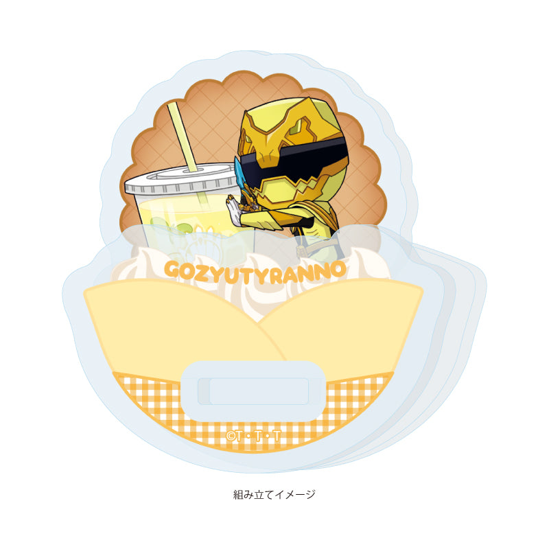 Yurayura Acrylic Stand - No. 1 Sentai Gozyuger - 03 Gozyu Tyranno (Mini Character Illustration) - Image 1
