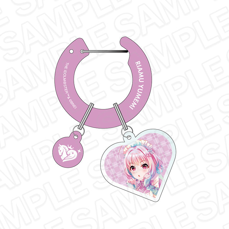 - The Idolmaster Cinderella Girls - Acrylic Carabiner Pale Tone Series Yumemi Riamu Jersey Maid Ver. - Image 1