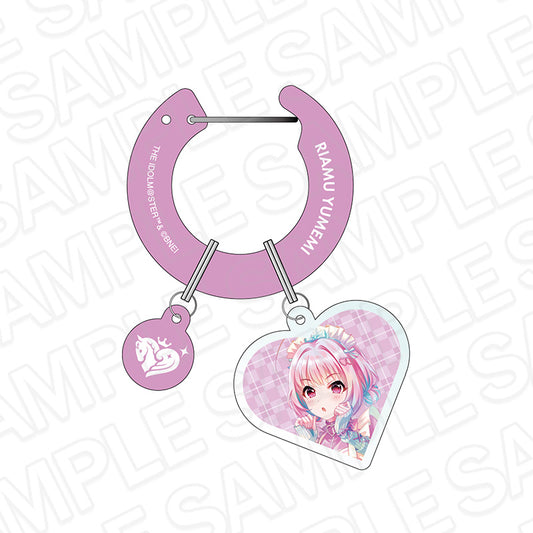 - The Idolmaster Cinderella Girls - Acrylic Carabiner Pale Tone Series Yumemi Riamu Jersey Maid Ver. - Image 1