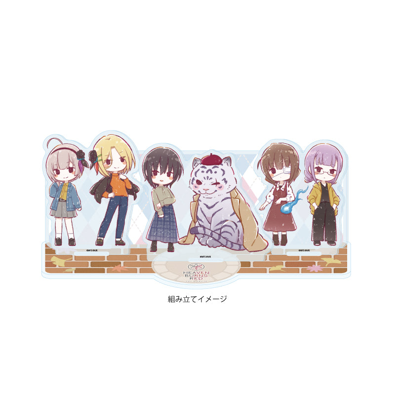 Acrylic Diorama - Heaven Burns Red - 07 Autumn Ver. 31B Unit (Graff Art Illustration) - Image 1