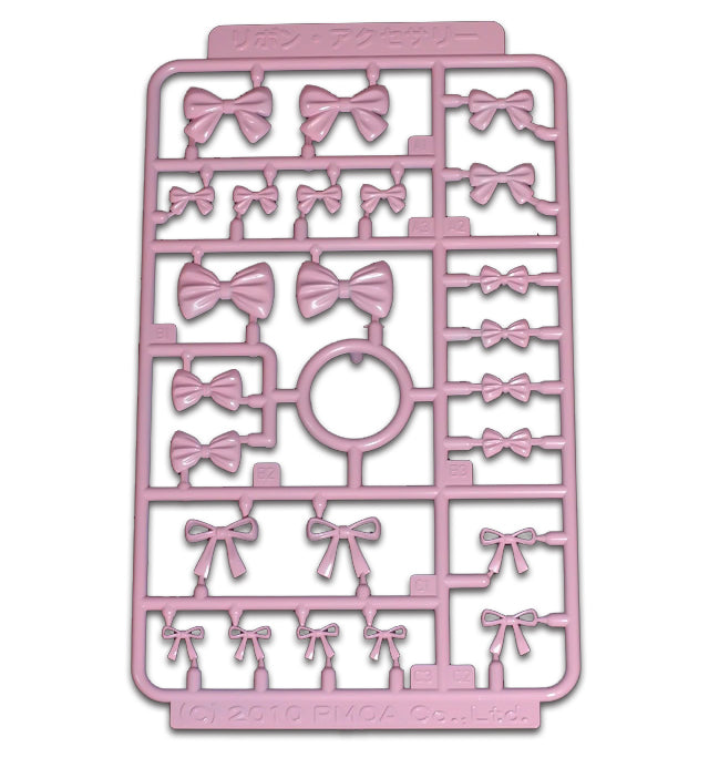 MODELING SUPPLY Optional Plastic Parts Ribbon Accessory 1 (Pink) - Image 1