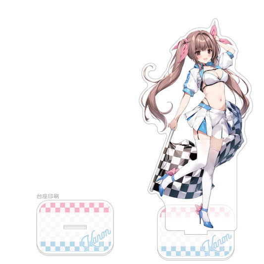 Karory Original Illustration Extra Large Acrylic Stand Aomi Kanon / Race Queen
