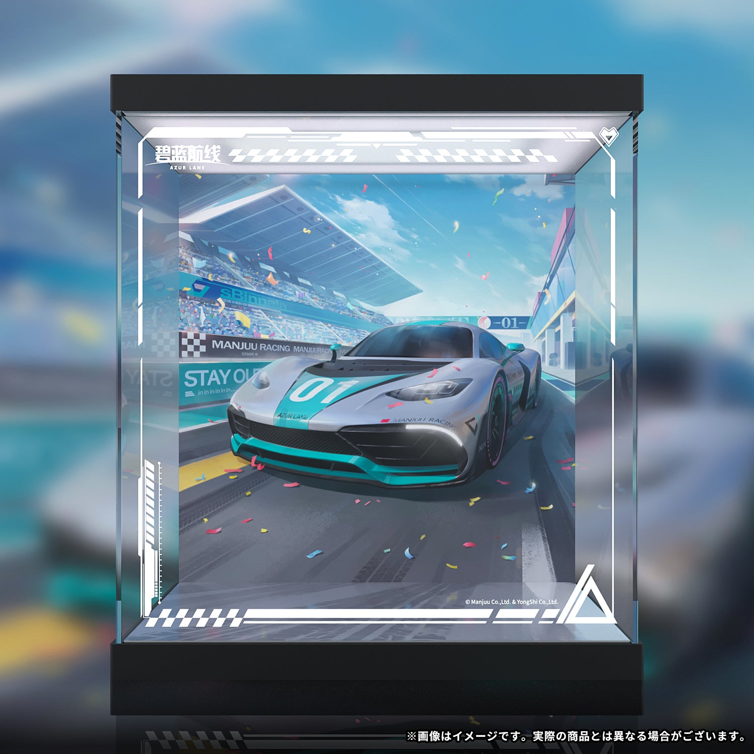 - Azur Lane - Shinano Moonlit Chrome Ver. Special Edition with LED Acrylic Display Case - Image 16