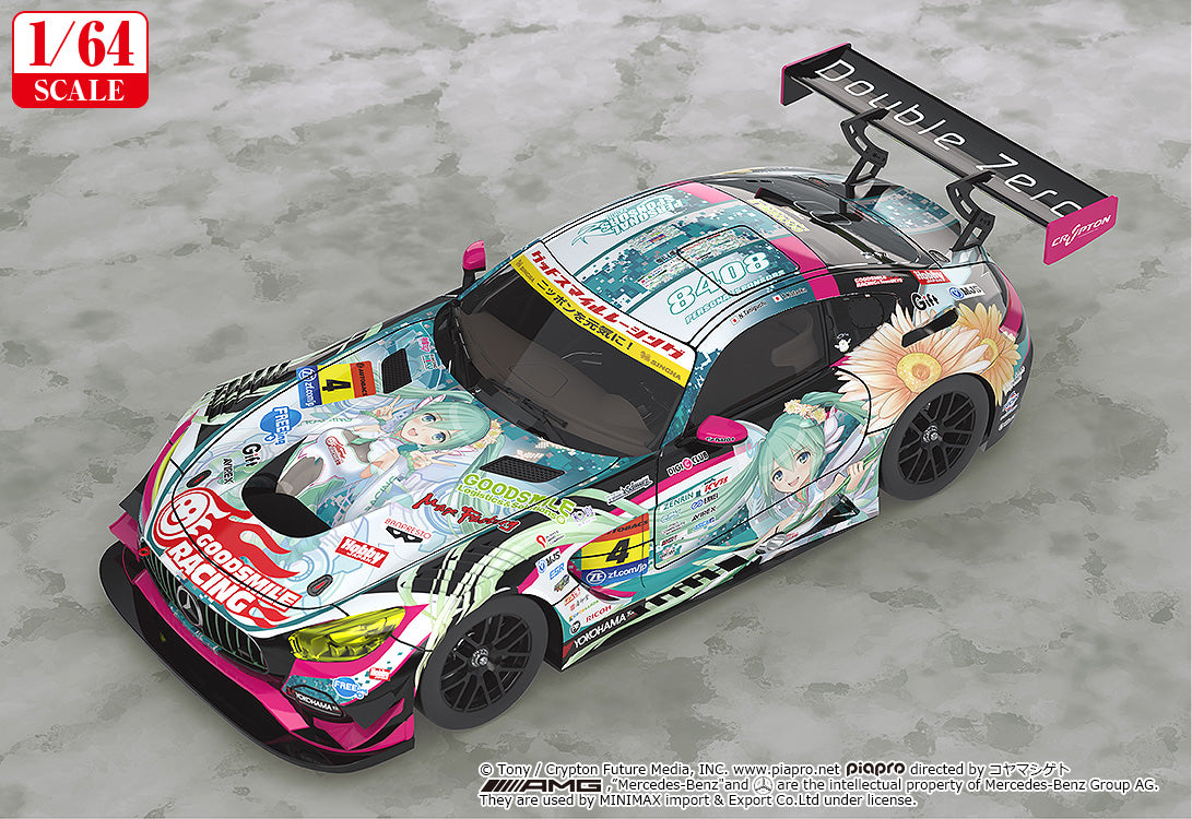 Hatsune Miku Gt Project 1/64 Scale Good Smile Hatsune Miku Amg 2017 Super Gt VER. - Image 2