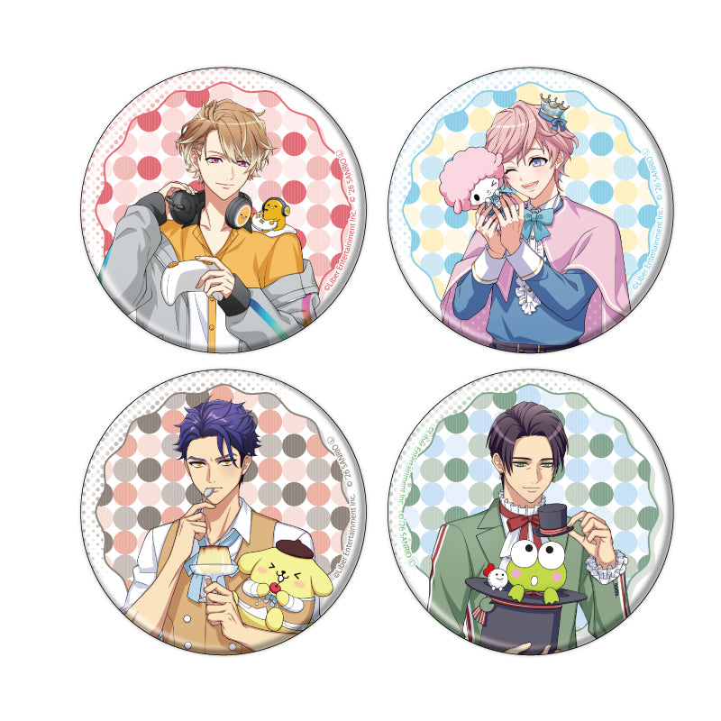 Can Badge 4 Set - A3! - X Sanrio Characters 04 Dot Design (Collaboration Illustration) - Image 2