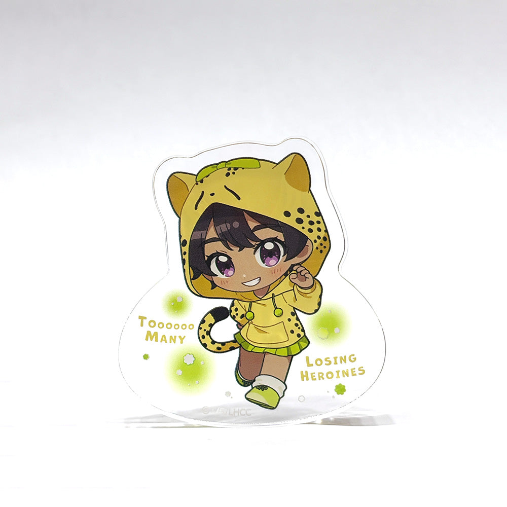 - Too Many Losing Heroines! - Die-cut Acrylic Block Yakishio Lemon / Kemomimi Hoodie - Image 2
