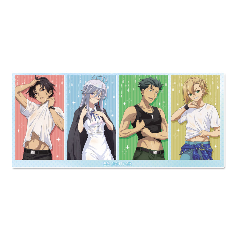 86 -eighty Six- Original Illustration Sports Towel Rain Shelter