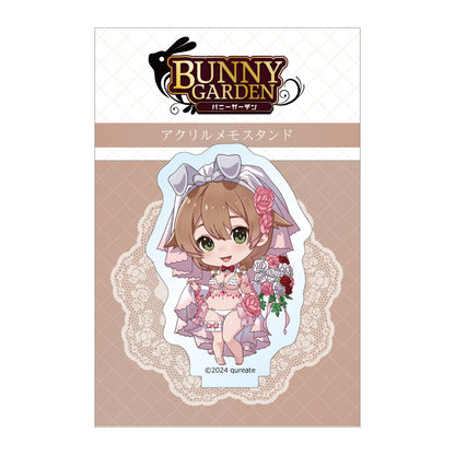 Bunny Garden - Acrylic Memo Stand Kana / Bunny Wedding Swimwear