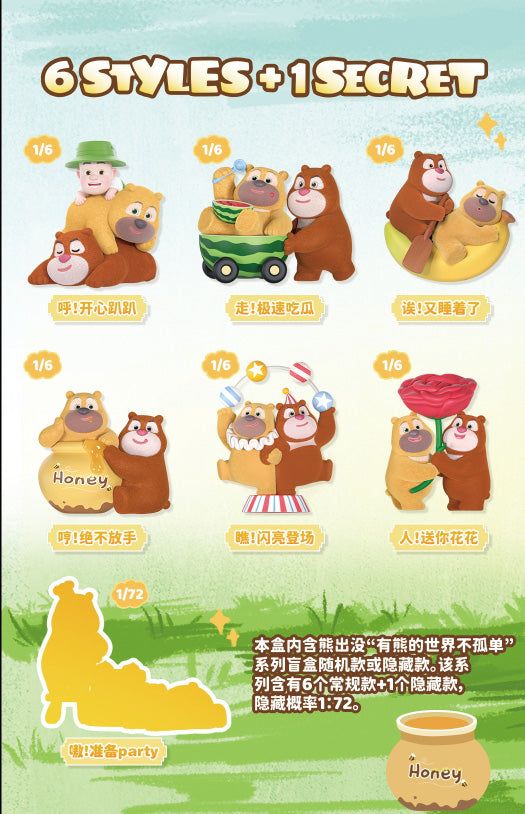 Xfree "boonie Bears" The World With Bears Is Never Lonely Series Blind Box - Image 2