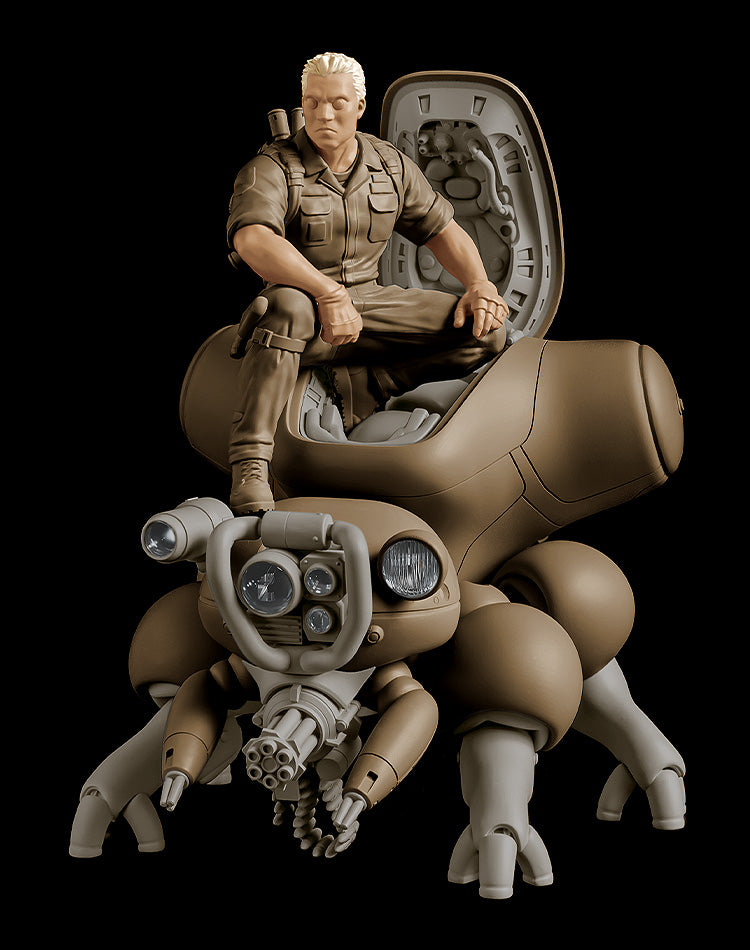 - Ghost in the Shell - (Original) PLAMAX minimum factory MF-95 Batou with Fuchikoma - Image 2