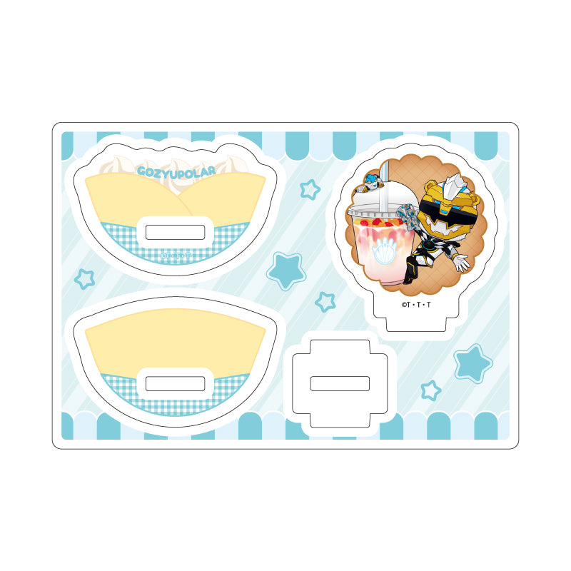 Yurayura Acrylic Stand - No. 1 Sentai Gozyuger - 06 Gozyu Polar (Mini Character Illustration) - Image 2