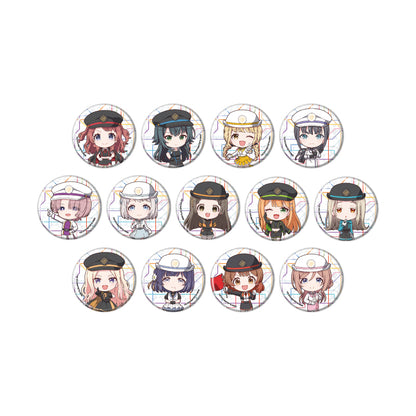 Can Badge - Gakuen Idolmaster - 06 Station Staff Style Costume VER. (Mini Character Illustration) - Image 2