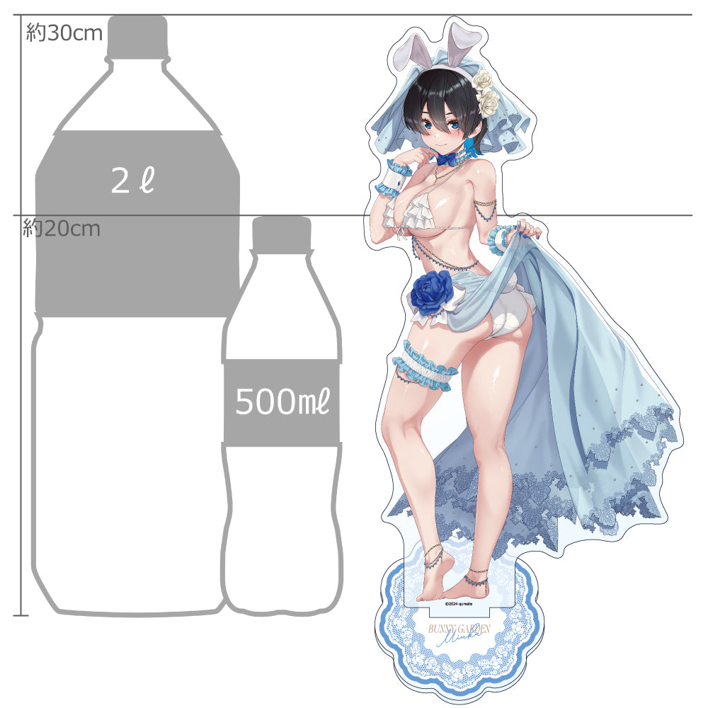 Bunny Garden - Original Illustration Extra Large Acrylic Stand Miuka / Bunny Wedding Swimwear