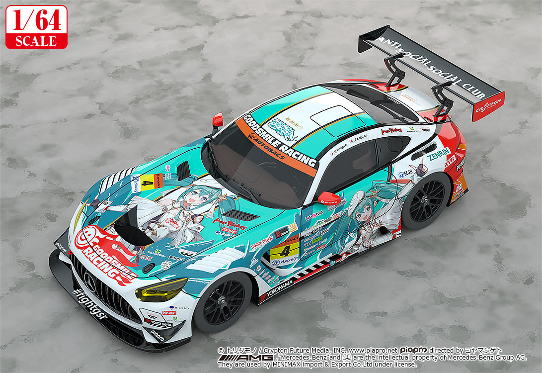 Hatsune Miku Gt Project 1/64 Good Smile Hatsune Miku Amg 2023 Season Opening VER. - Image 2