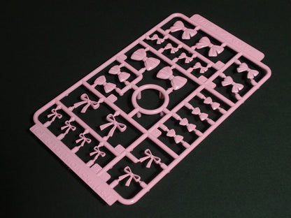 MODELING SUPPLY Optional Plastic Parts Ribbon Accessory 1 (Pink) - Image 2