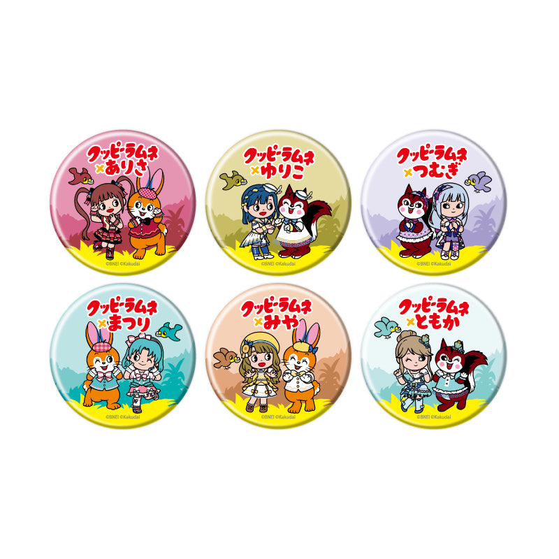 Can Badge - The Idolmaster Million Live! - x Kuppy Ramune 02 Deformed Illustration - Image 2