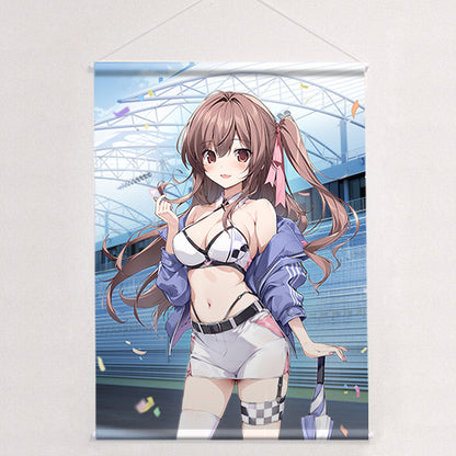 Karory Original Illustration B2 Tapestry Aomi Maika / Race Queen W Suede