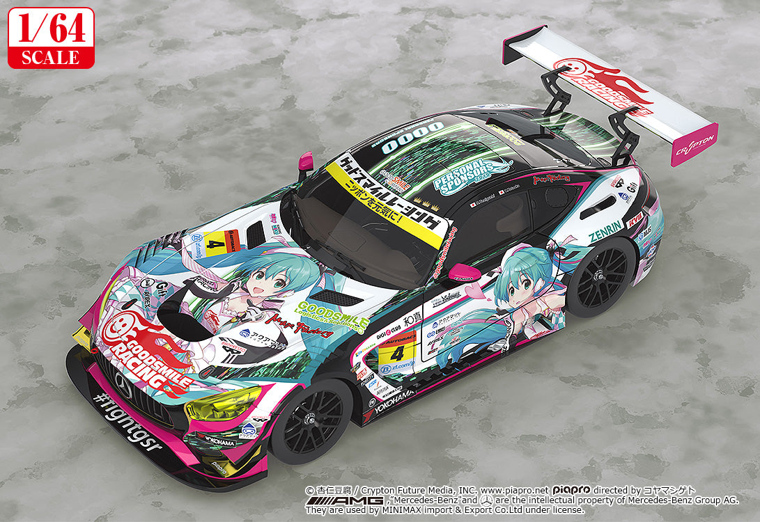 Hatsune Miku Gt Project 1/64 Scale Good Smile Hatsune Miku Amg 2019 Super Gt VER. - Image 2