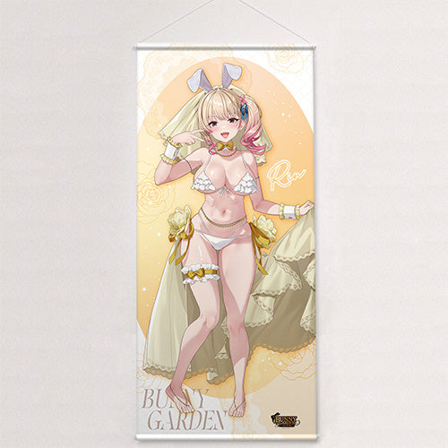 Bunny Garden - Original Illustration Extra Large Tapestry Rin / Bunny Wedding Swimwear