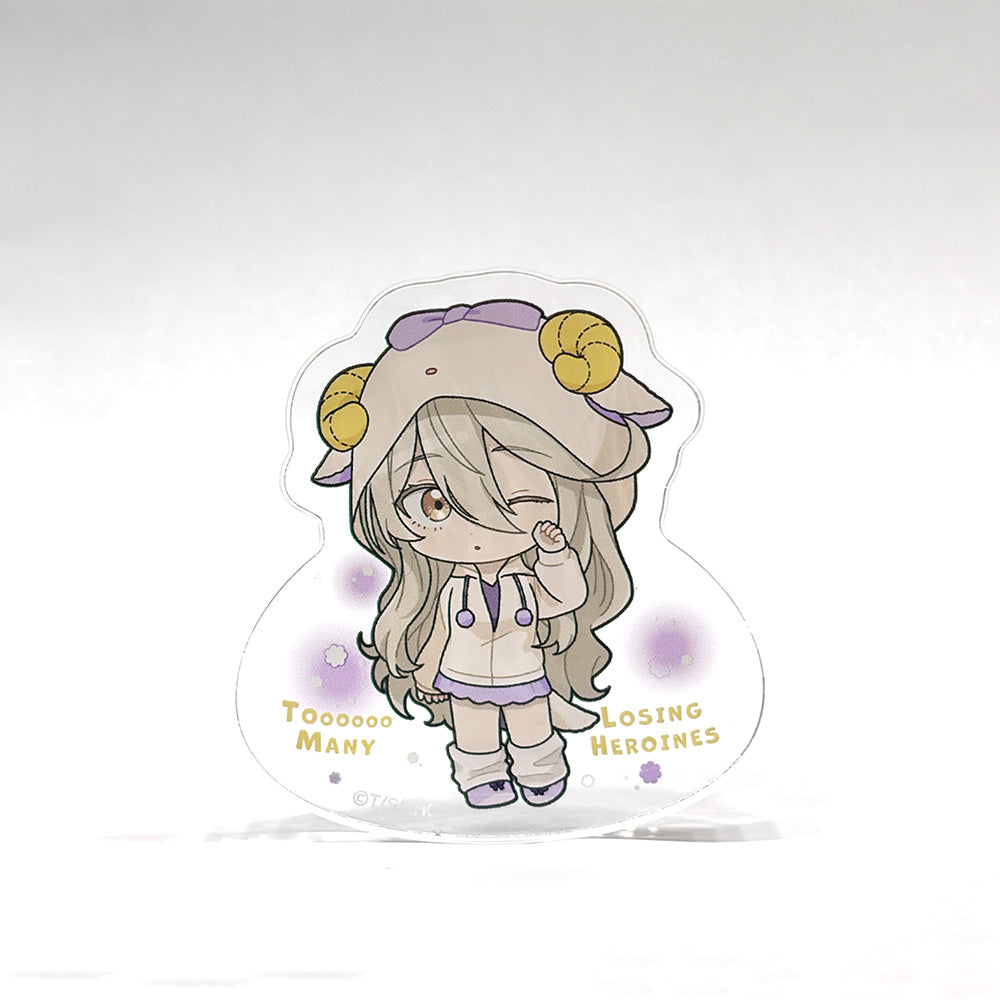- Too Many Losing Heroines! - Die-cut Acrylic Block Shikiya Yumeko / Kemomimi Hoodie - Image 2
