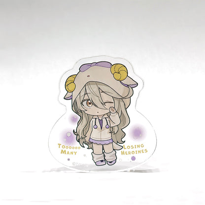 - Too Many Losing Heroines! - Die-cut Acrylic Block Shikiya Yumeko / Kemomimi Hoodie - Image 2
