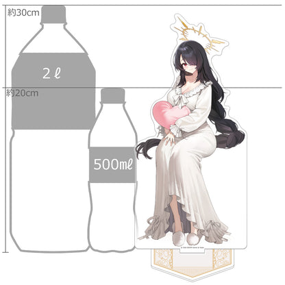 - Blue Archive - Original Illustration Extra Large Acrylic Stand Hinata / Room Wear - Image 2