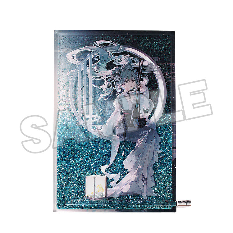 Character Vocal Series 01 Hatsune Miku Hatsune Miku Glitter Acrylic Block Han Gong Qiu Yue Ver. - Image 2