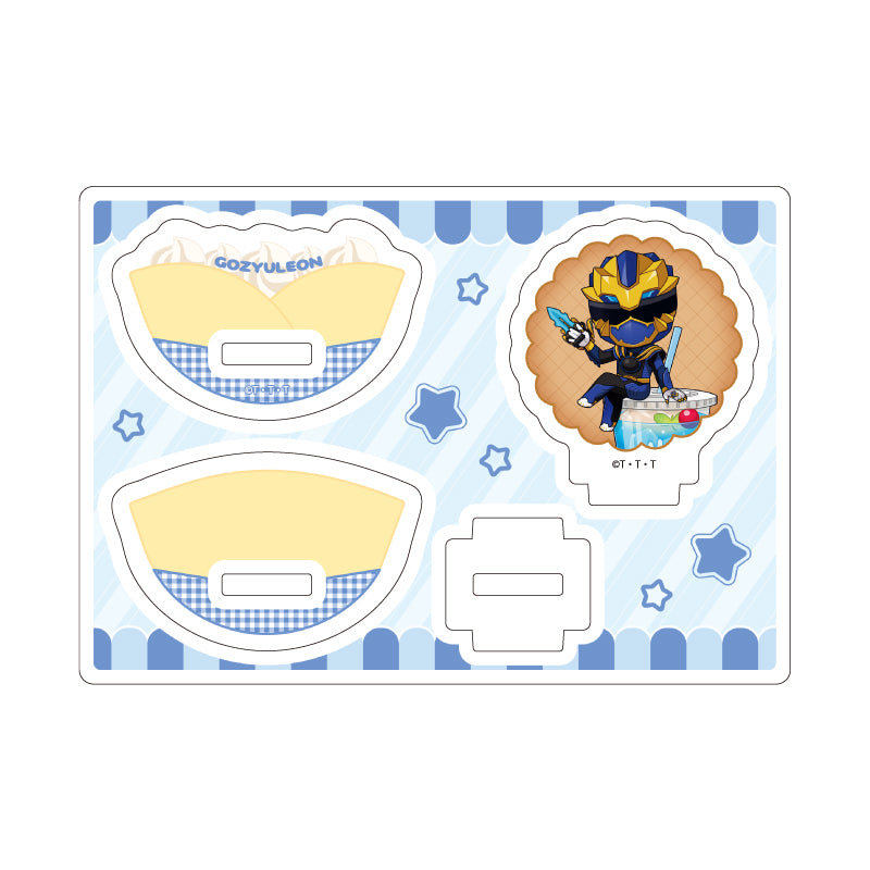 Yurayura Acrylic Stand - No. 1 Sentai Gozyuger - 02 Gozyu Leon (Mini Character Illustration) - Image 2