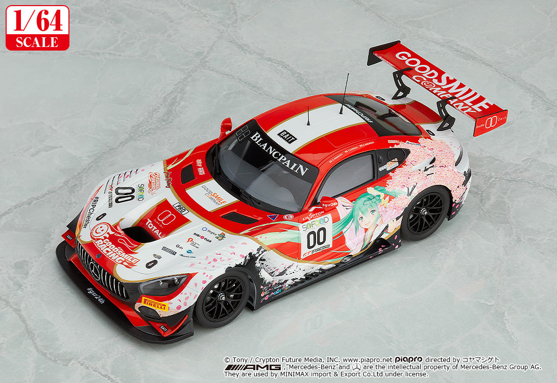 Hatsune Miku Gt Project 1/64 Good Smile Hatsune Miku Amg 2017 Spa24H VER. - Image 2