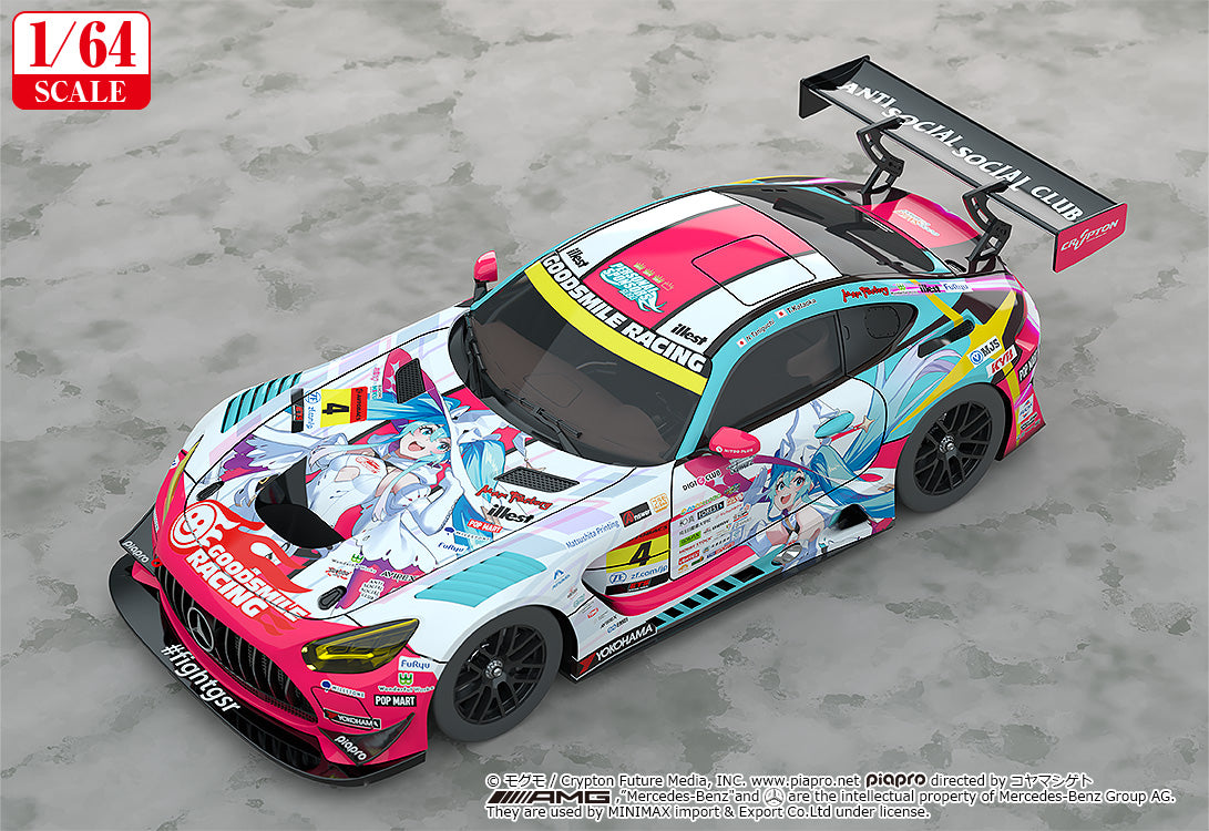Hatsune Miku Gt Project 1/64 Good Smile Hatsune Miku Amg 2024 Season Opening VER. - Image 2