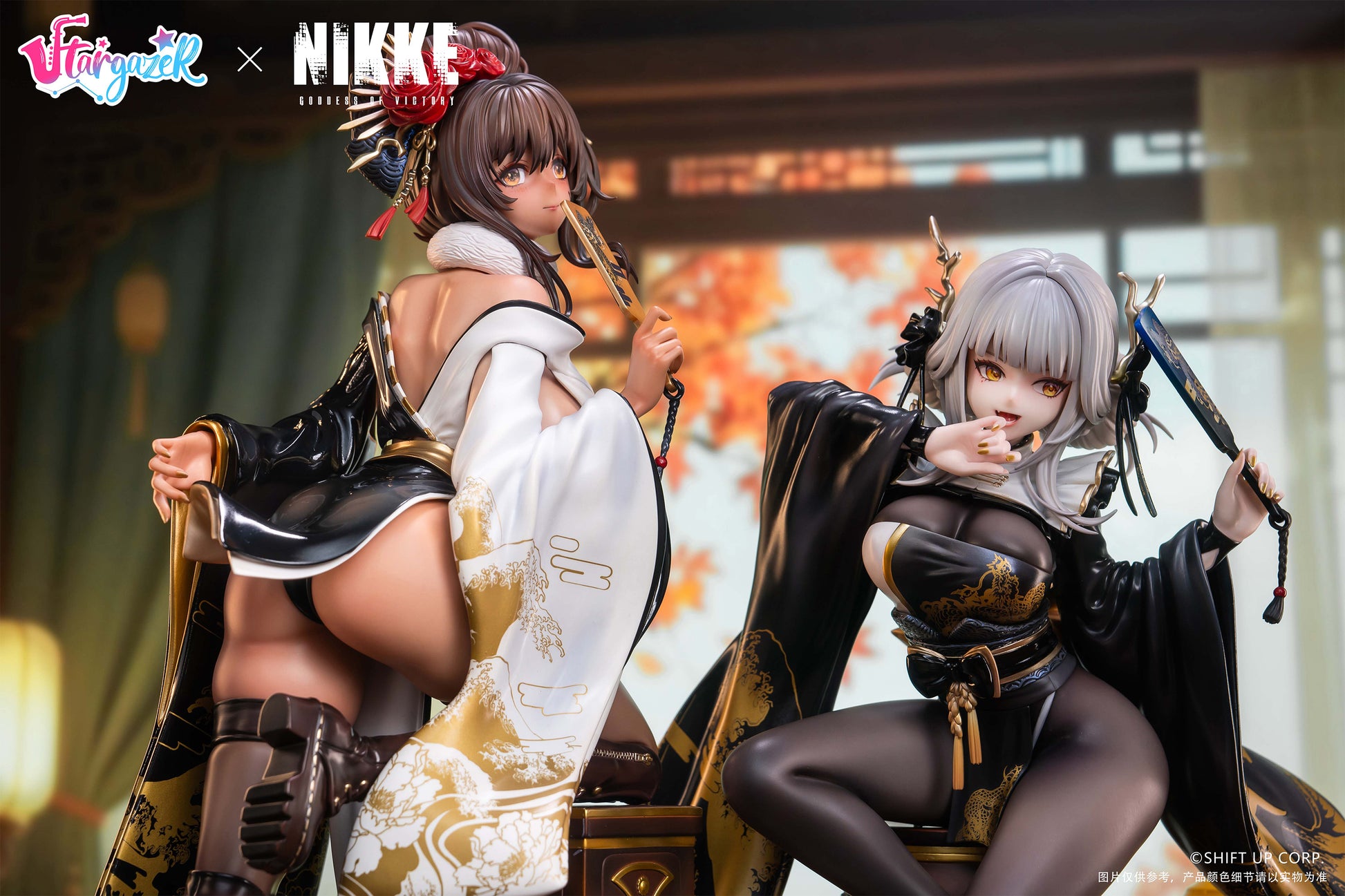Stargazer "goddess Of Victory: Nikke" Blanc & Noir 1/4 Scale Figure Set Of Two - Image 2