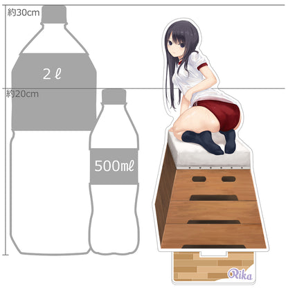 Coffee Kizoku Original Illustration Extra Large Acrylic Stand Shiramine Rika / Vault Box