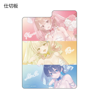 Bunny Garden - Original Illustration Deck Case Bunny Wedding Swimwear
